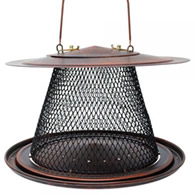 Copper Collapsible Mesh Feeder with Tray