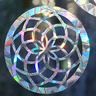 Mandala Window Gems, Set of 3