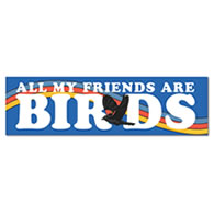 Bird Collective Bird Friends Jumbo Bumper Sticker