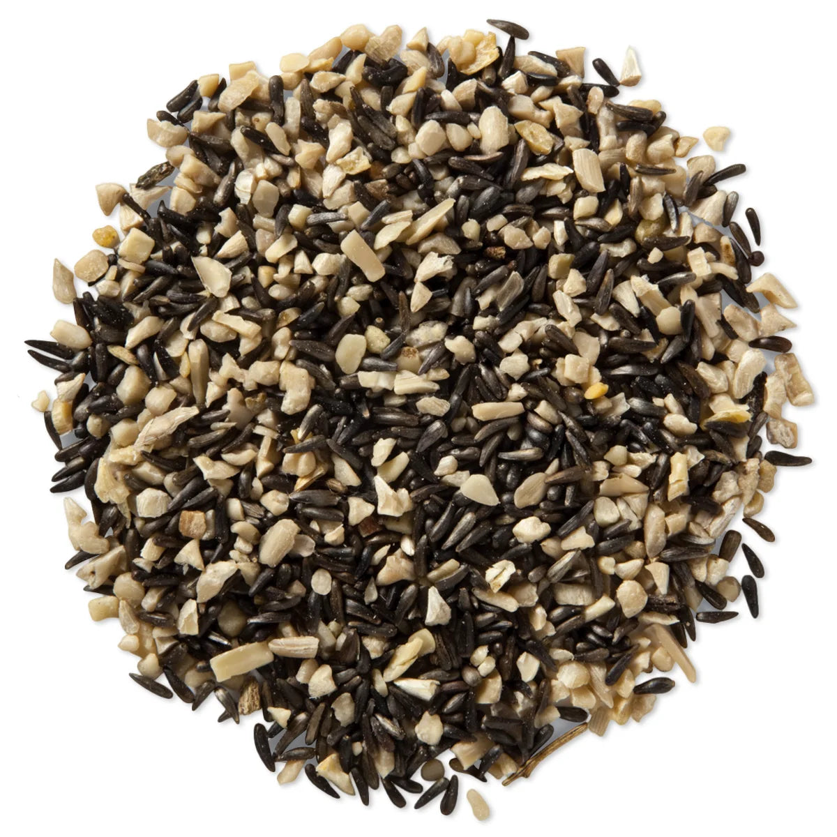 Wild Delight Special Finch Wild Bird Seed, 5-lb bag, featuring a close-up of the seed blend with oil-rich Nyjer® seeds and high-energy sunflower chips.