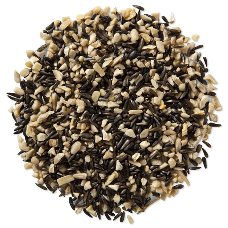 Wild Delight Special Finch Wild Bird Seed, 5-lb bag, featuring a close-up of the seed blend with oil-rich Nyjer® seeds and high-energy sunflower chips.