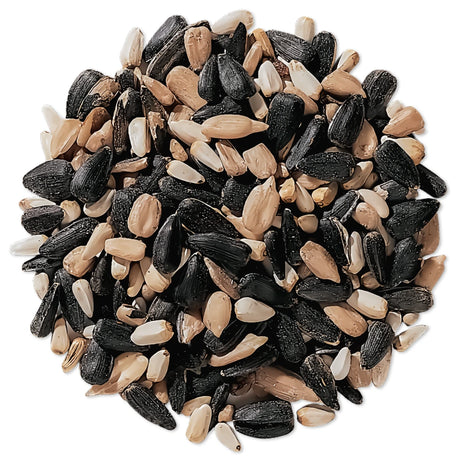 Duncraft Cardinal Delight Wild Bird Seed, 5-lb bag; a premium blend of black-oil sunflower seeds and safflower kernels, ideal for attracting cardinals.