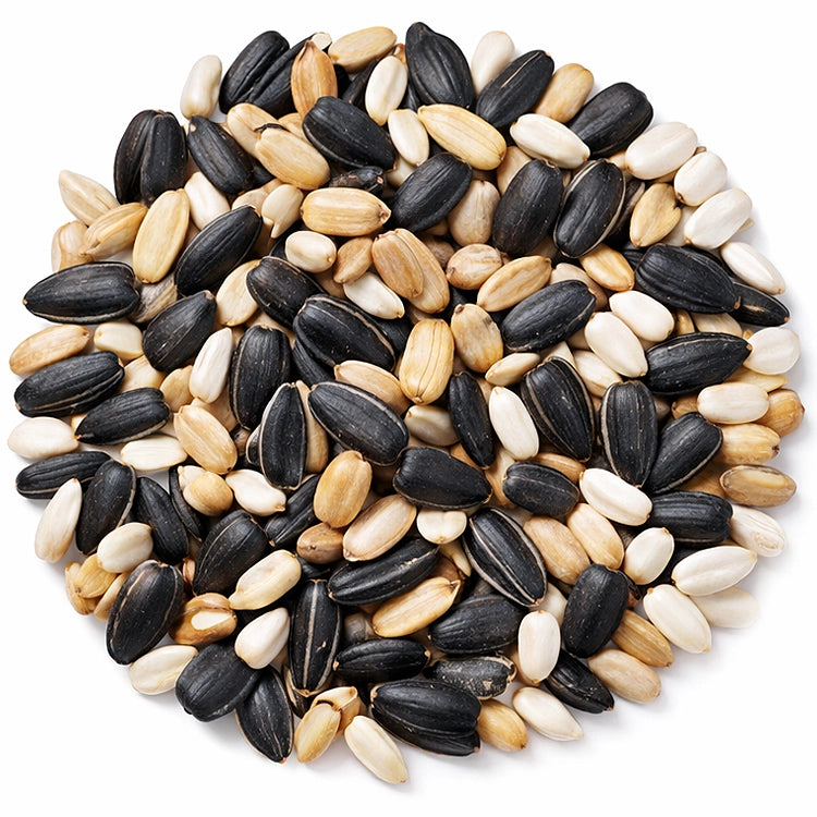 Duncraft Cardinal Delight Wild Bird Seed, 5-lb bag, featuring a mix of black oil sunflower seeds, safflower seeds, and sunflower hearts, ideal for attracting cardinals.