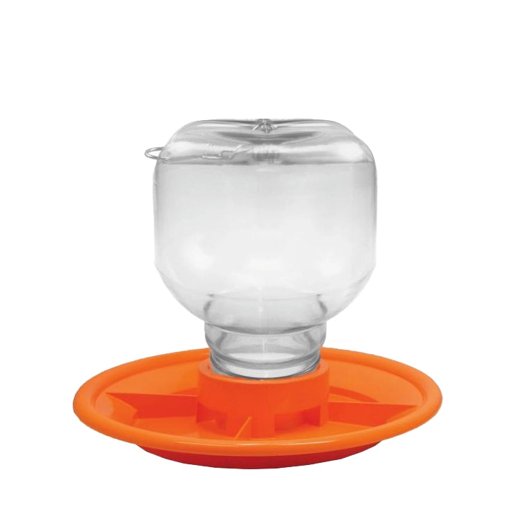 Switch N Swap 32 oz. Jelly Feeder with inverted jar design, bright no drip base, and four feeding ports for orioles. Includes a hanging hook.