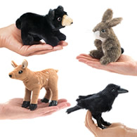 Mini Wildlife Finger Puppets
