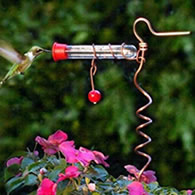 Flower Pot Hummingbird Feeder