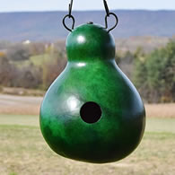 Cabin Gourd Birdhouse, Choose from 4 Colors