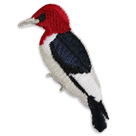 Bird Collective Red-Headed Woodpecker Patch