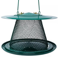 Green Collapsible Mesh Feeder with Tray