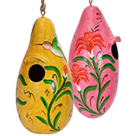 Hummingbird Gourd Birdhouse, Choose from 2 Colors