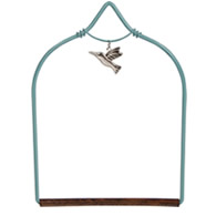 Charmed Teal Hummingbird Swing