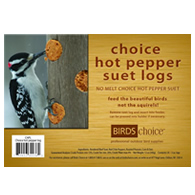Hot Pepper, 4 Suet Logs