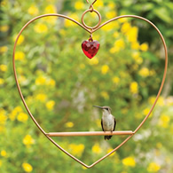 Tweet Heart Birdie Swing Copper Colored
