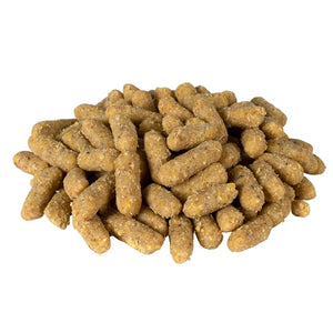 Mealworm Suet Nuggets, Set of 3, displayed in a pile, highlighting their texture and composition. Ideal for attracting insect-eating birds with high-protein ingredients.