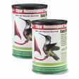 Hummingbird Nectar, Set of 2 containers, featuring clear powdered nectar for easy mixing, with a close-up of a hummingbird feeding.