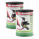 Clear Hummingbird Food: Two containers with a close-up of a hummingbird, showcasing the easy-to-mix, 100% natural sucrose nectar for healthy feeding.