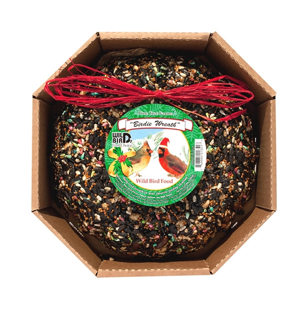 Holiday Birdie Seed Wreath