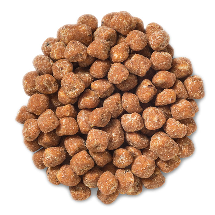 Orange Suet Nuggets, Set of 3, shown in a pile. Ideal bird food with corn, peanuts, beef suet, and oats, providing energy for birds year-round.