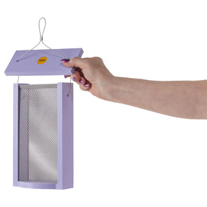 Tall Finch Feeder, Purple