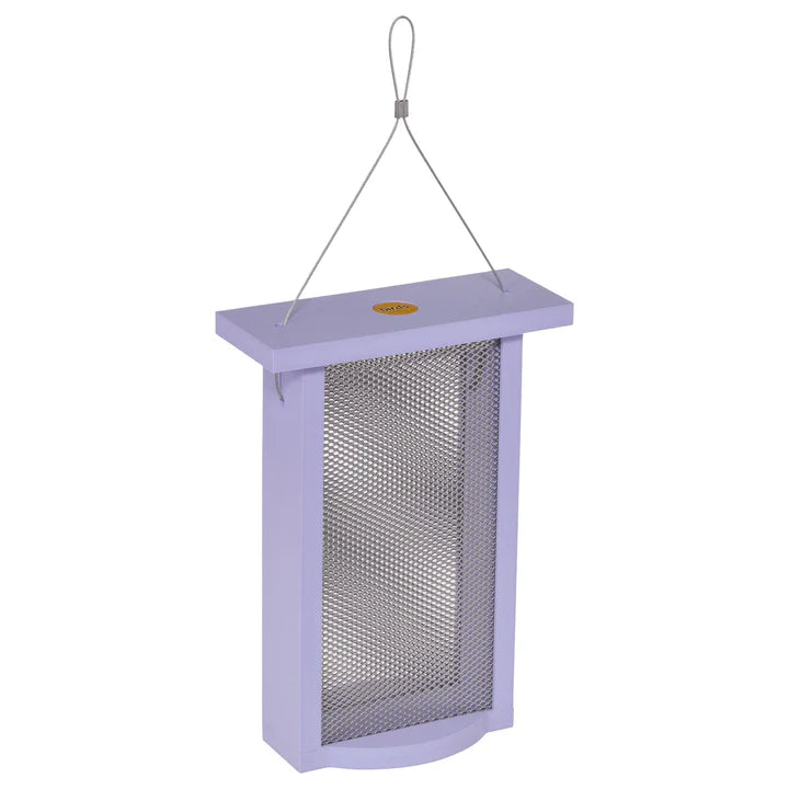 Tall Finch Feeder, Purple