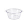 Duncraft Replacement 4 oz Clear Ramekin Cup for Bird Feeders, a clear, durable plastic cup for easy food level monitoring and feeder maintenance.