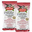 Clear Nectar, Set of 2: Close-up of white packages with red and black text, each containing 8 oz. of powdered hummingbird nectar concentrate. Add water to make 48 oz.