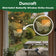 Duncraft Bird-Safe butterfly window strike decal displayed on a window with a close-up showing its translucent design.