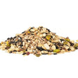 Seasonal Blend Wild Bird Seed, 20-lb bag, featuring a mix of sunflower seed, nuts, and fruit, perfect for attracting various birds to your feeder.