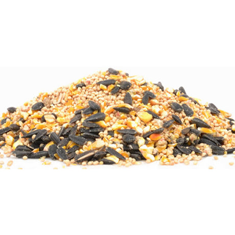 Duncraft Ground Feeding Blend Wild Bird Seed, 20-lb bag: A mixture of seeds and nuts designed to attract diverse bird species.