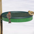 All Season 3 in 1 Heated Bath with bird perched on the edge, demonstrating its functionality in keeping water ice-free during winter.