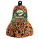 A bell-shaped bag of Mr. Bird Bugs Nuts & Fruit bird seed, featuring a green label with product details and a black hanging tab, set against a plain white background.