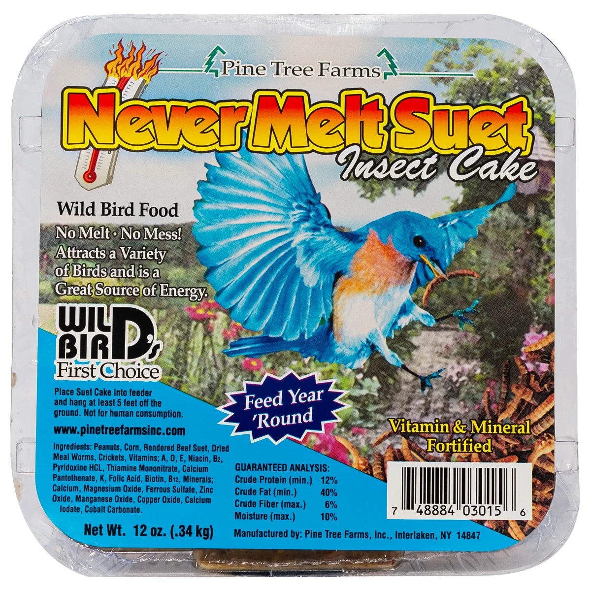 Never Melt Insect, 12 Cakes – Duncraft