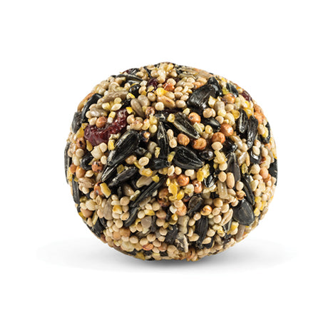 Duncraft Very Berry Wild Bird Seed Balls, compact seed balls for bird feeders, featuring a blend of fruit and sunflower seeds, available in sets of 12 or 24.