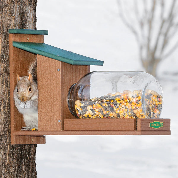 Duncraft Eco Squirrel Jar Feeder