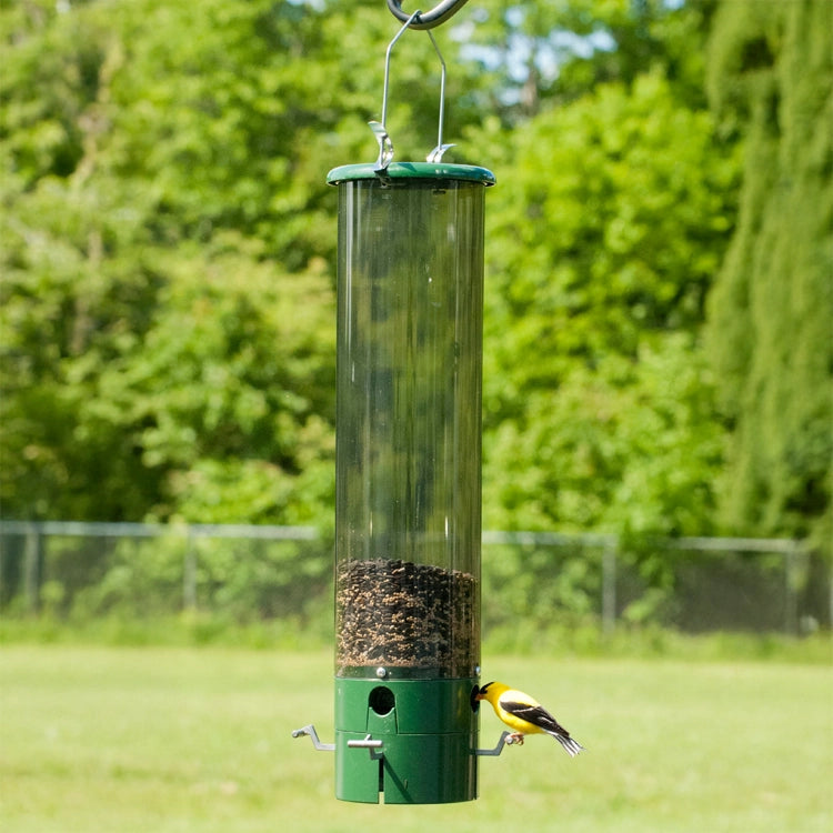 "The Bouncer" Squirrel-Resistant Tube Bird Feeder