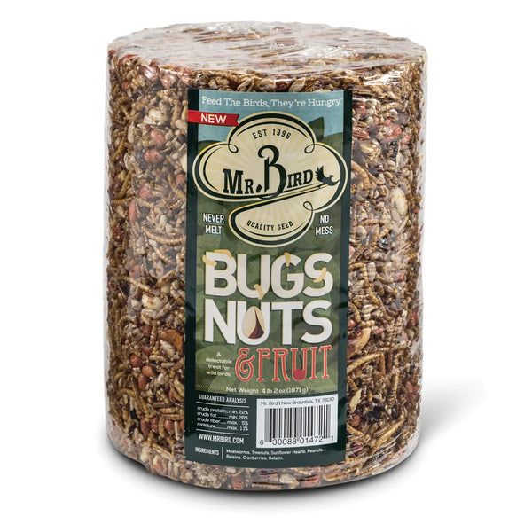 Mr. Bird Bugs, Nuts & Fruit Cylinder, Jumbo – Duncraft