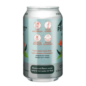 Perky-Pet® Clear Hummingbird Nectar Concentrate, 12 oz. aluminum can with bird-friendly recipe, no red dyes, easy to use, just mix with water and recycle.