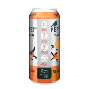 Perky-Pet® Ready-To-Use Orange Oriole Nectar, 16 oz. aluminum can, bird-friendly orange flavor, no boiling or mixing required.