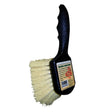 Close-up of Bird Bath & Feeder Brush with stiff bristles and a sturdy, grooved plastic handle for easy cleaning.