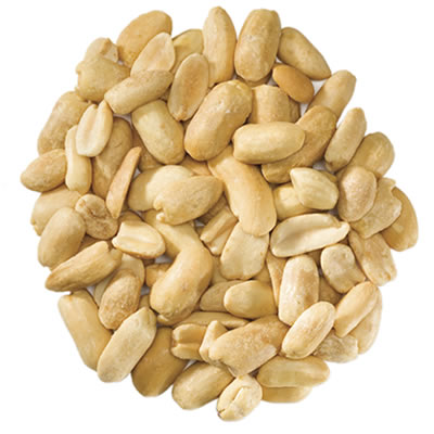 Shelled Peanuts Wild Bird Seed, 3-lb bag. A pile of shelled peanuts, perfect for attracting woodpeckers, nuthatches, and jays with no filler or preservatives.