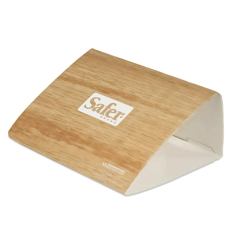 Close-up of a Pantry Pest Trap, 2 Pack box, highlighting packaging and cardboard detailing for natural pest control against pantry moths.