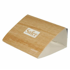 Pantry Pest Trap, 2 Pack: Close-up of packaging box showcasing natural pest control traps for pantry moths, includes two traps covering up to 400 sq ft each.