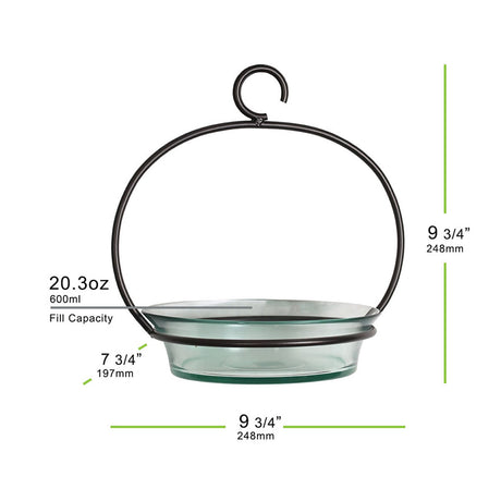 Cuban Bowl & Metal Hanger, 5 Colors to Choose