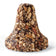 Nutsie Bird Seed Bell, Set of 3: Suet bells packed with premium nuts and seeds, ideal for attracting wild songbirds, includes mesh bags for easy hanging.