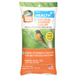 Bird Health Plus Orange Nectar Powder 8 oz., Set of 2, displayed in orange and white bags with a bird image and text highlighting nutritional benefits.