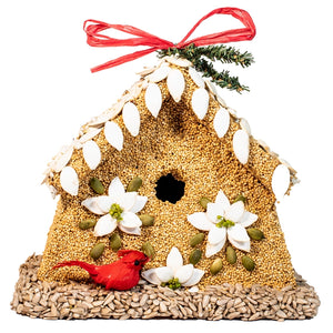 Flower Bird Seed Bird House