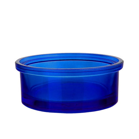 Replacement Glass Feeder Dish, Cobalt Blue, for Couronne bird feeders, ideal for holding water, mealworms, seeds, suet nuggets, or jelly.