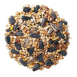 Duncraft Traditional Mix Wild Bird Seed, 5-lb bag, featuring sunflower seeds, millets, cracked corn, and sorghum, attracts finches, sparrows, and chickadees.