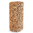 Supreme Safflower Seed Cylinder, Small: Compact, cylindrical log of whole grains and premium safflower seeds for attracting birds like cardinals, designed to deter squirrels.