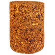 Sizzling Nuts & Bugs Cylinder Large: Dense seed block with sunflower kernels, peanuts, dried fruit, and mealworms, ideal for feeding wild birds and deterring squirrels.